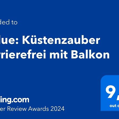 Cblue: Kuestenzauber Barrierefrei Mit Balkon Heiligenhafen Buitenkant foto